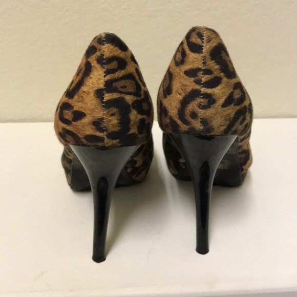 EUC Olsenboye Animal Print Platform Stilettos Sz 8 - Picture 3 of 4